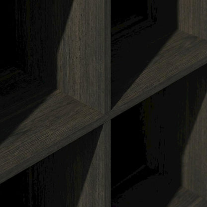 Wood Bookcase with Open Shelving for Living Room Storage