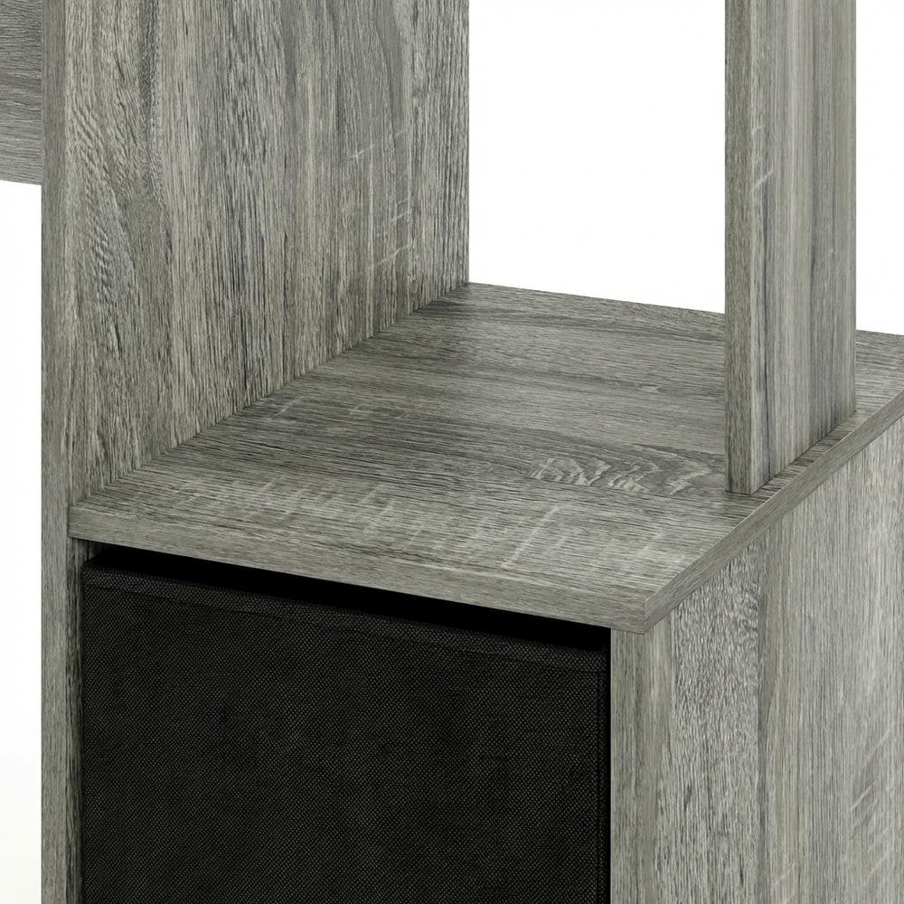 Wooden French Oak Finish Home Office Computer Desk with Storage Bin