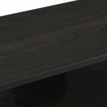 Wooden 3-Tier TV Stand in Espresso, Black, TVs up to 40 inches, ample storage