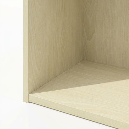 Wood Bookcase with Open Shelving for Storage and Display