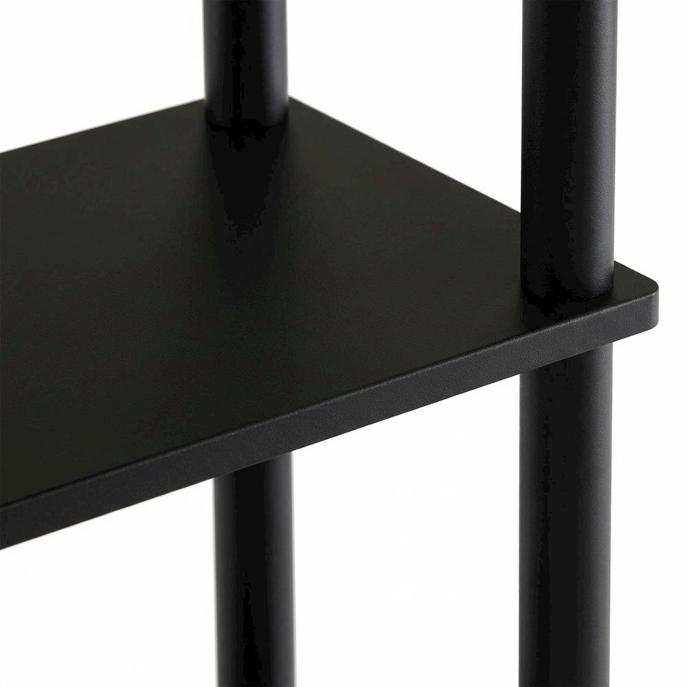 Espresso Toilet Space Saver with 3 Shelves and Sturdy Design