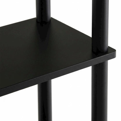 Espresso Toilet Space Saver with 3 Shelves and Sturdy Design