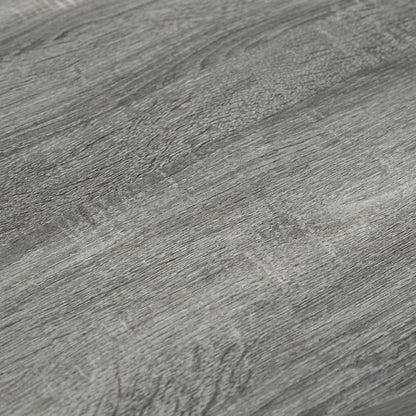 Grey oval end table with stylish French oak finish and modern design