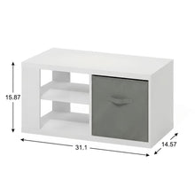 White Coffee Table with Modern Design and Spacious Surface for Living Room