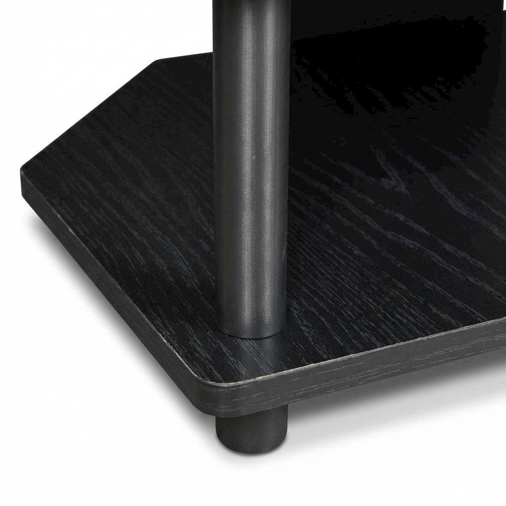 4-Tier Petite TV Stand, Easy Assembly, Composite Wood Construction