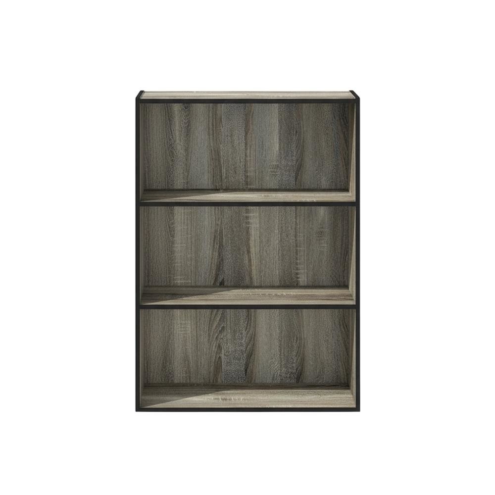 Wooden bookcase with simple design for home or office storage