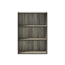 Wooden bookcase with simple design for home or office storage