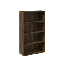 Wooden bookcase with minimalist design, sturdy construction, and ample storage