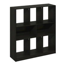 Wooden bookcase with simple design for versatile storage