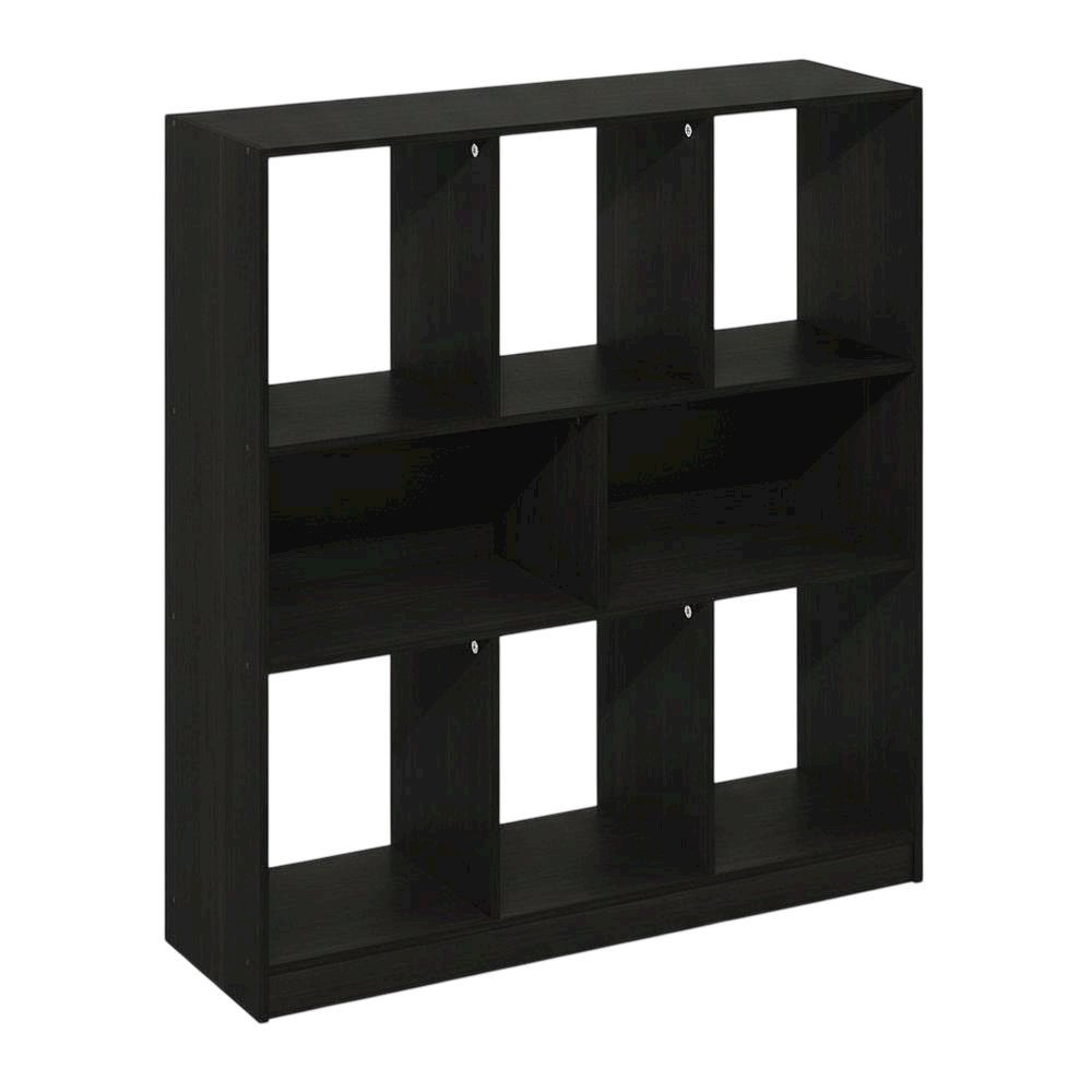 Wooden bookcase with simple design for versatile storage