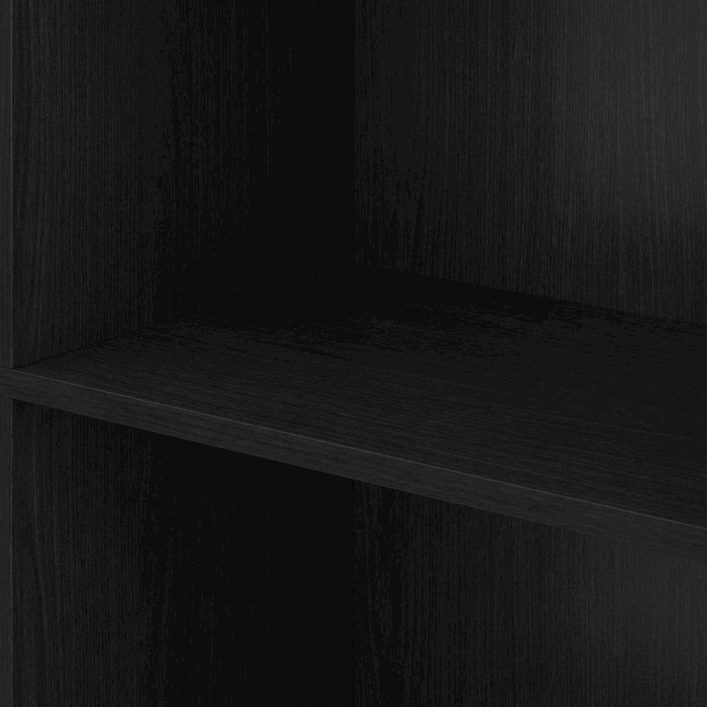 Wood Bookcase with Open Shelving for Living Room or Office Storage