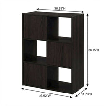 Wooden bookcase with simple design for home or office storage