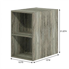 Wood Bookcase with Spacious Shelves and Stylish Finish