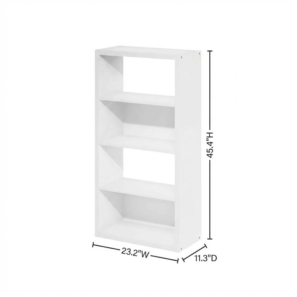 Wooden Bookcase with Open Shelving for Home or Office Storage