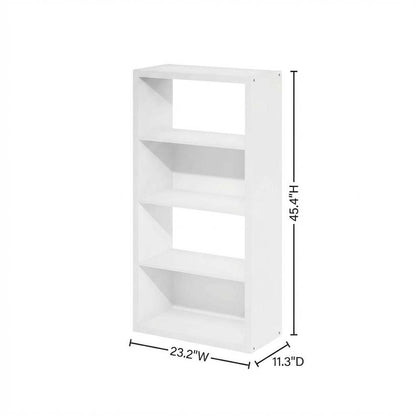 Wooden Bookcase with Open Shelving for Home or Office Storage