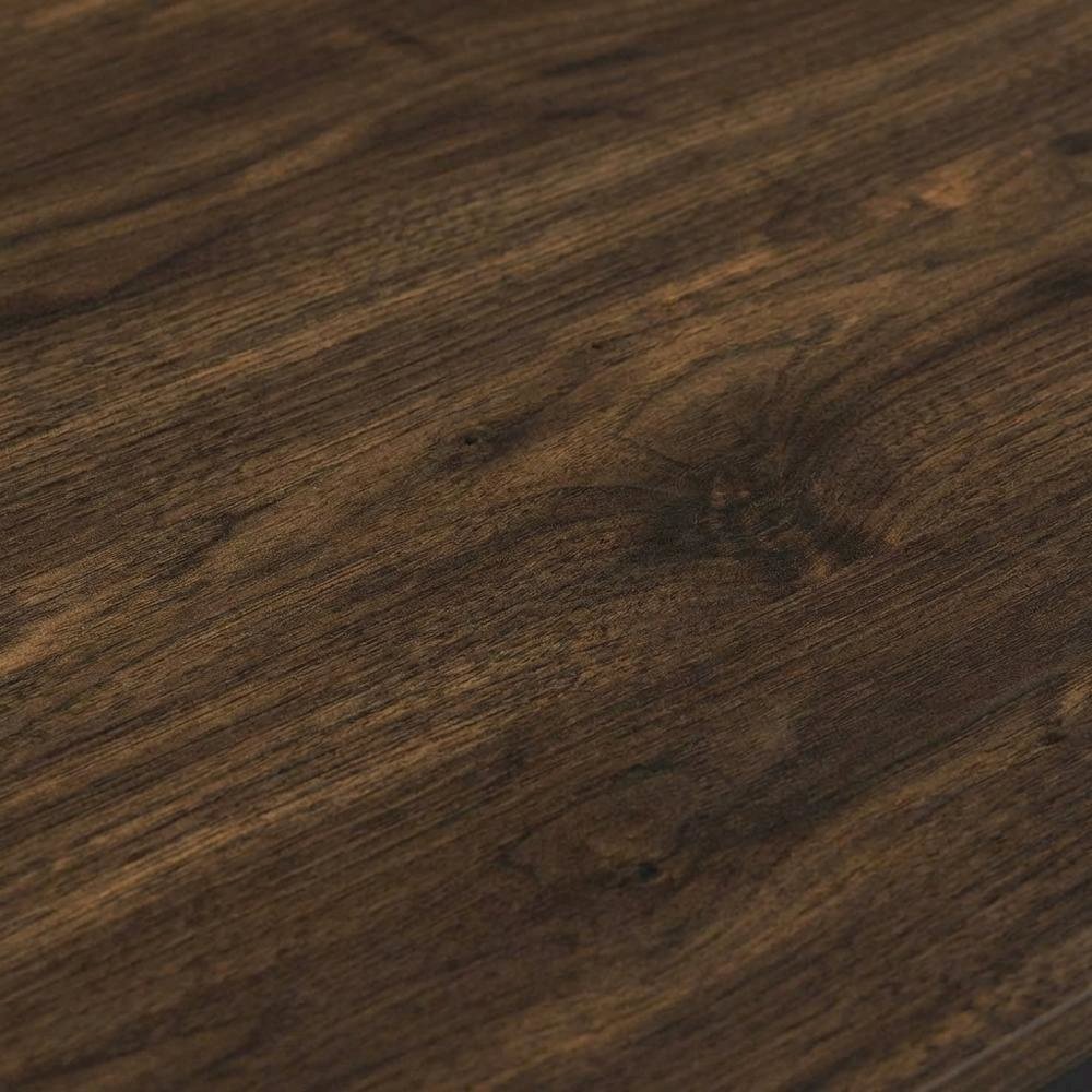 Wooden Study Desk In Columbia Walnut Finish For Home Office Use