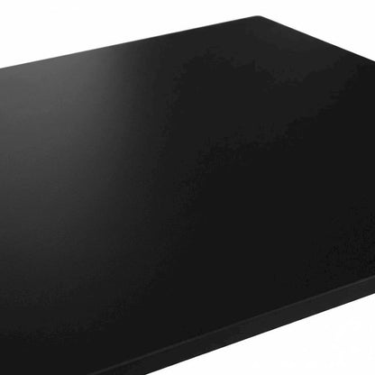Black and Grey Computer Desk with Spacious Surface and Sturdy Frame