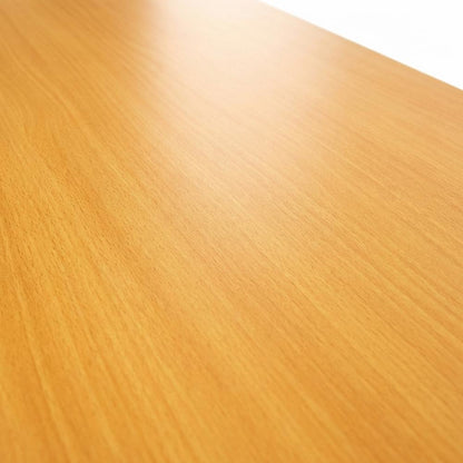 Wooden Laptop Desk with Beech, Ivory Finish, Workstation for Home Office