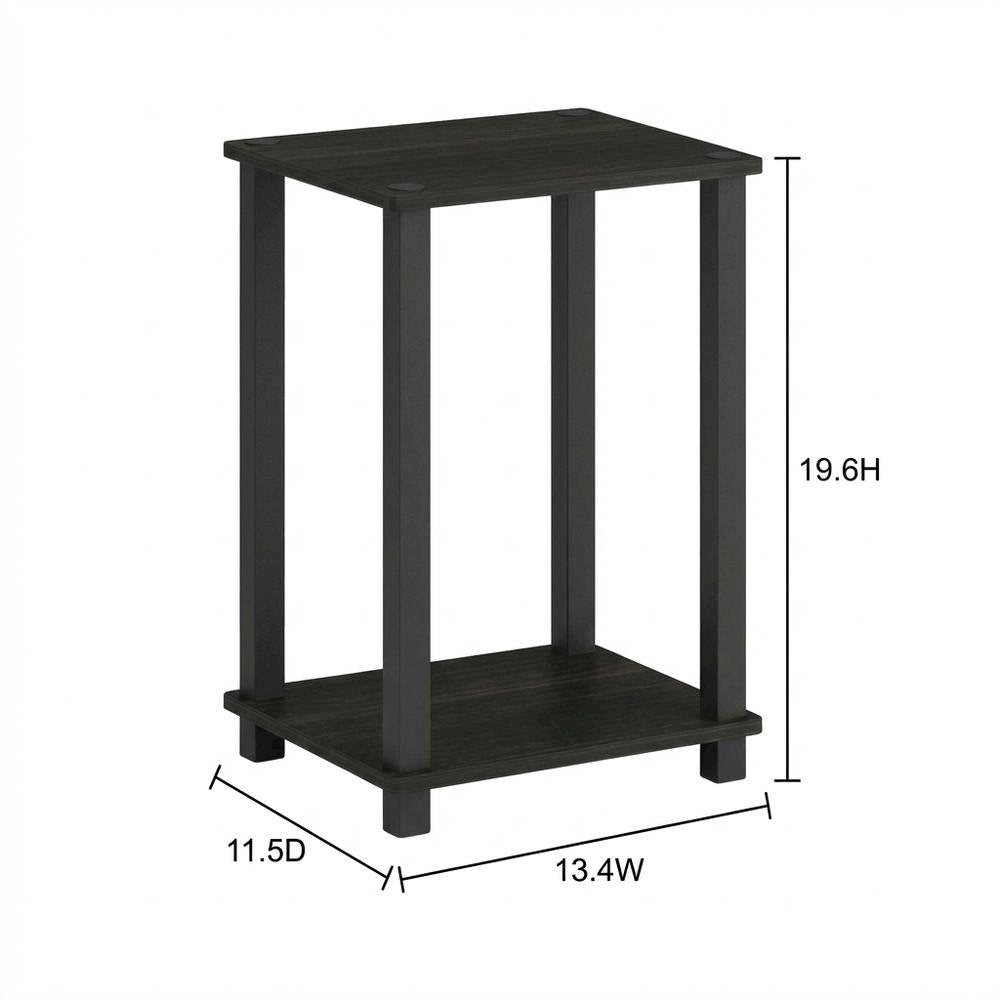 Espresso Nightstand with Wood Finish and Modern Design