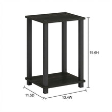 Espresso Nightstand with Wood Finish and Modern Design
