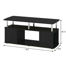 Americano Coffee Table with Stainless Steel Tubes and Utility Design