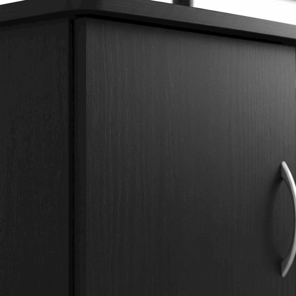 Brown Fireplace Entertainment Center, Doors, Storage Cabinet, 55-Inch TVs