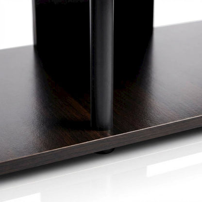 Espresso Low Rise TV Stand with Composite Wood Construction and Modern Design