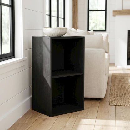 Wood Bookcase with Multiple Shelves for Storage and Display