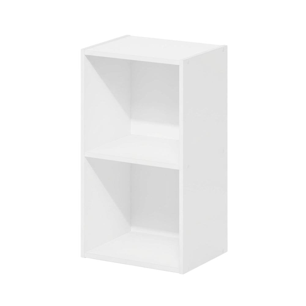 Wooden bookcase with ample storage, modern design, sturdy construction