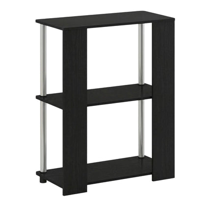 Wood Bookcase with Shelving for Storage and Display