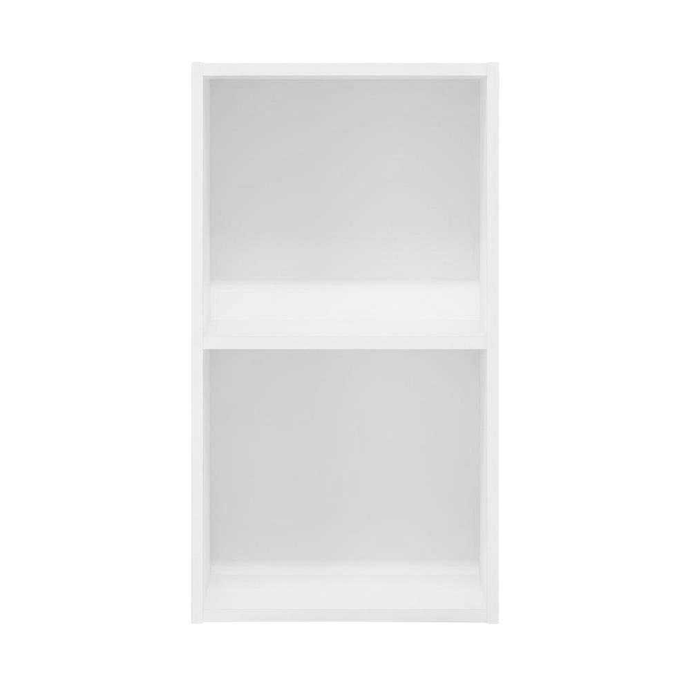 Wooden bookcase with ample storage, modern design, sturdy construction