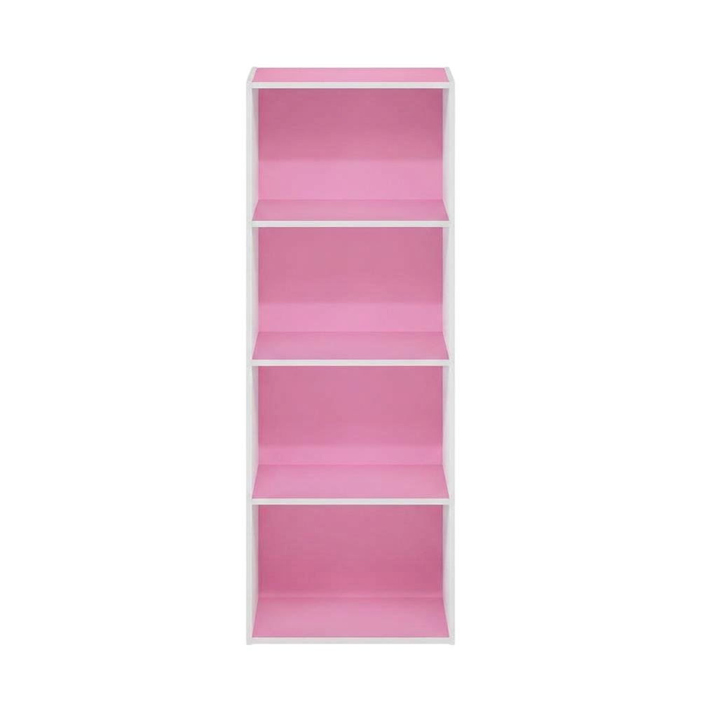 Wood Bookcase with Open Shelving for Storage and Display