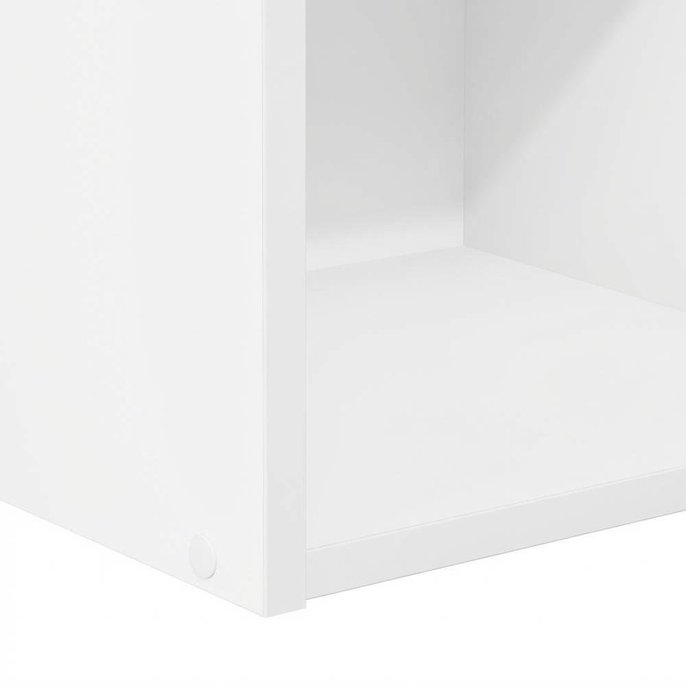Wooden bookcase with ample storage, modern design, sturdy construction