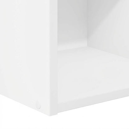 Wooden bookcase with ample storage, modern design, sturdy construction