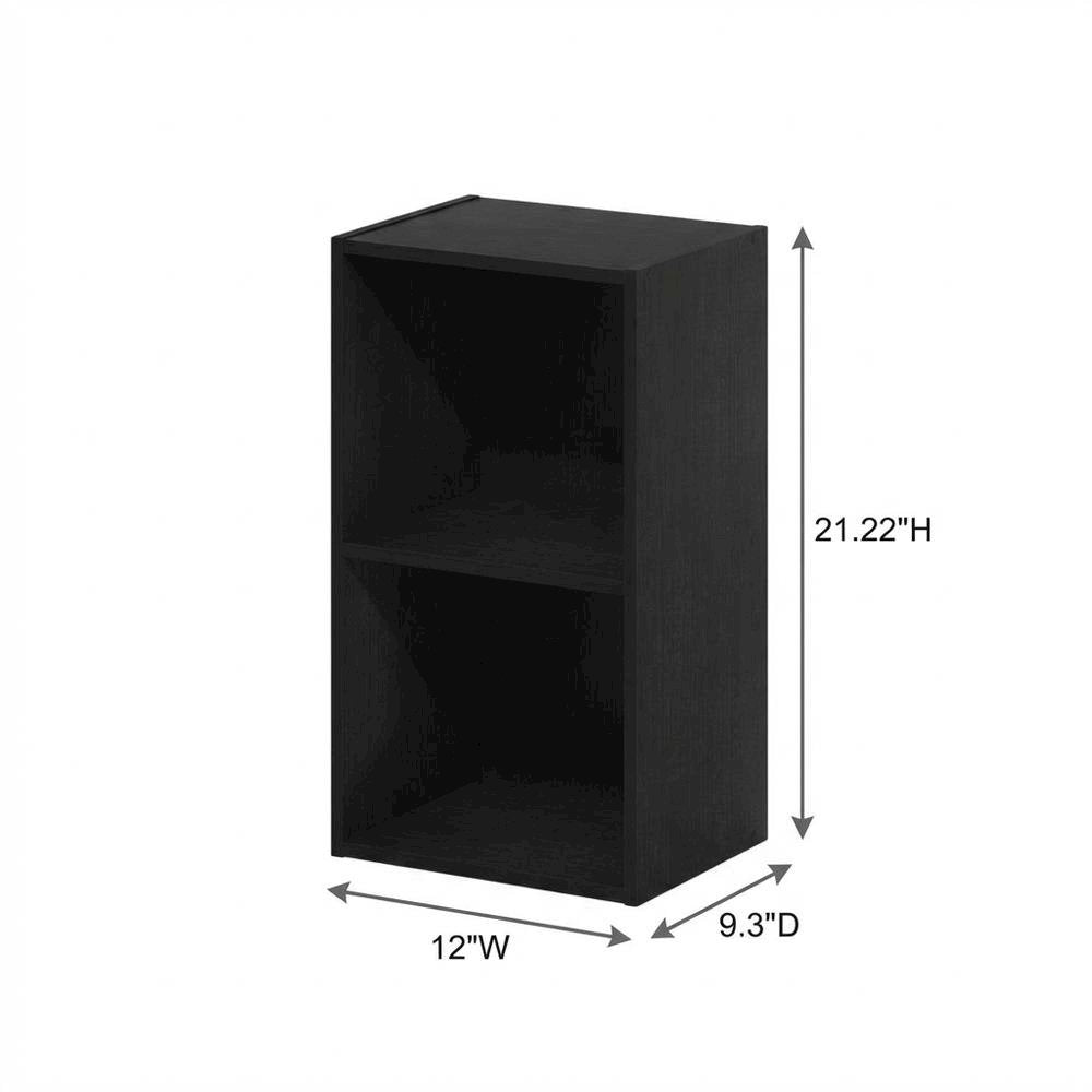 Wood Bookcase with Multiple Shelves for Storage and Display