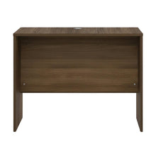 Modern Walnut 35-Inch Rectangular Desk Return For Executive Office Space