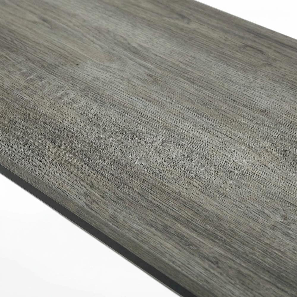 Modern French Oak Grey Study Desk With Sleek Workspace Design