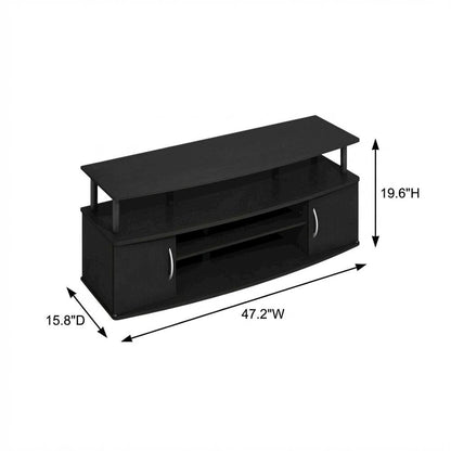 Darkwood Large Entertainment Center for TVs up to 55 inches with Storage