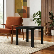 Black, Side Table, Quality Build, Durable Wood Frame