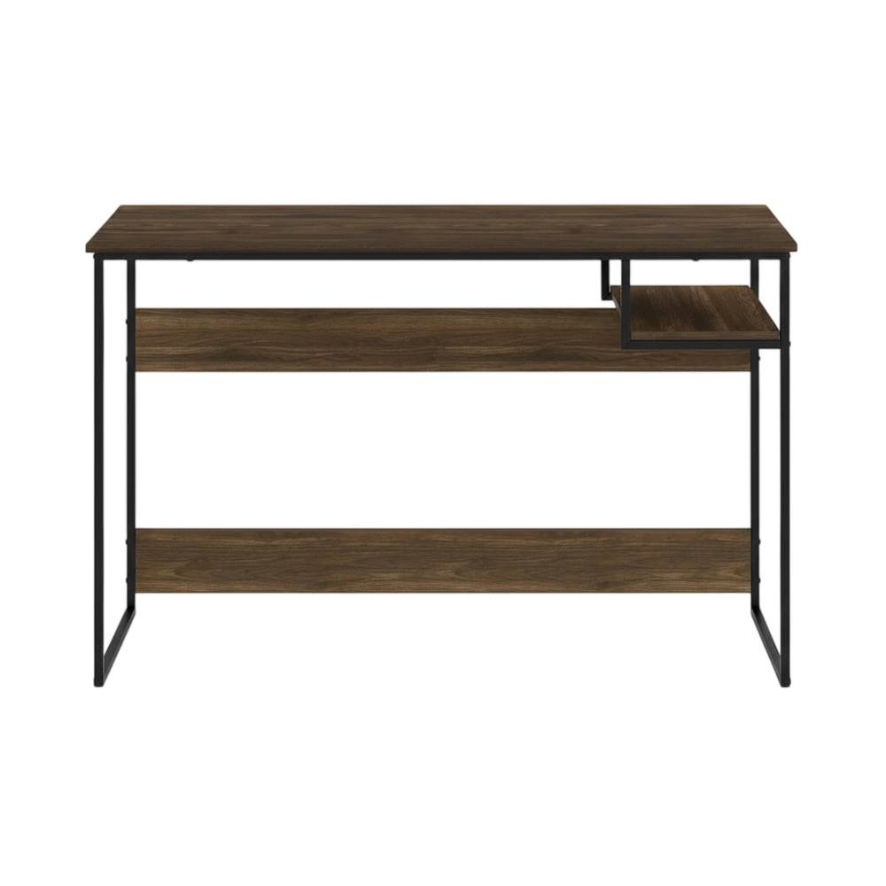 Wooden Study Desk, Columbia Walnut Finish, Spacious Work Surface, Sturdy Build