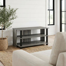 Wooden 3-Tier TV Stand, TVs up to 40 inches, Modern Style, Space-Saving Design