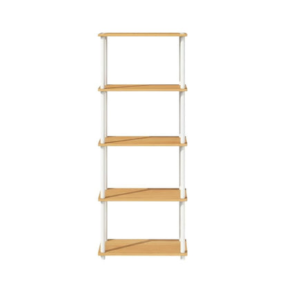 Wooden Bookcase with Open Shelving for Modern Storage and Display