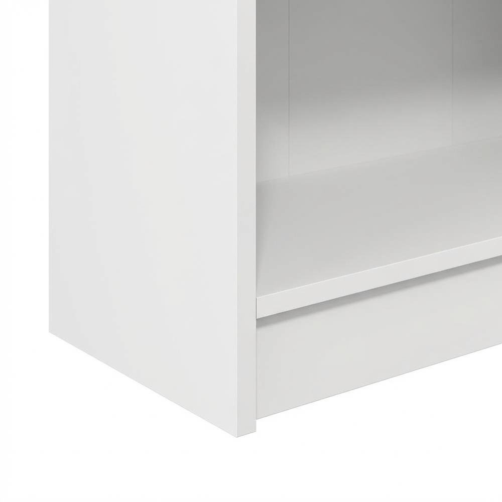 Wooden Bookcase with Open Shelving for Home Office and Living Room