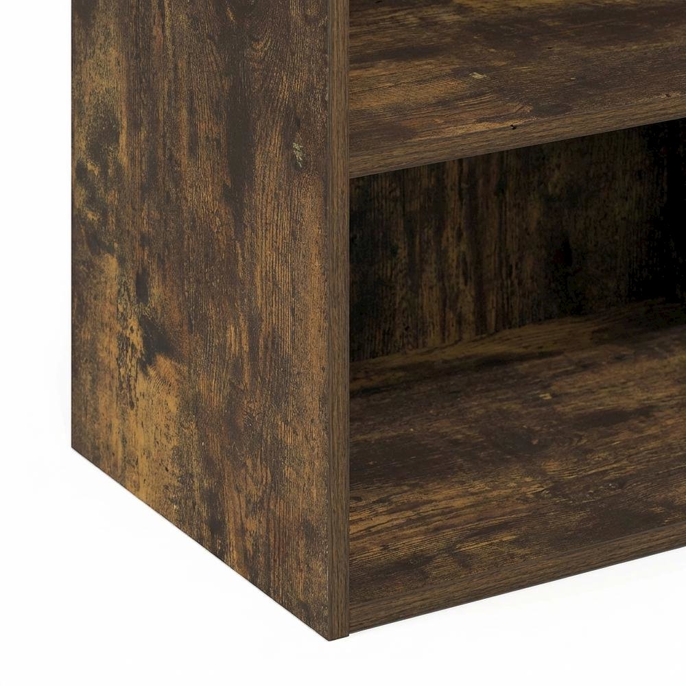 Wooden bookcase with simple design and sturdy structure