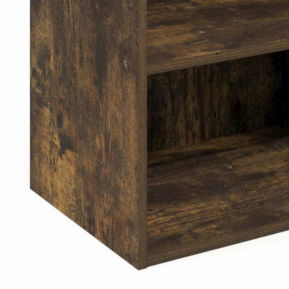 Wooden bookcase with simple design and sturdy structure