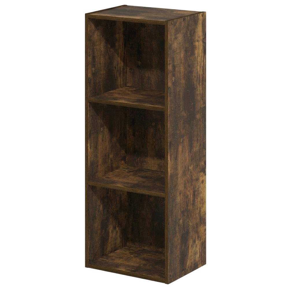 Wooden Bookcase with Adjustable Shelves and Durable Design