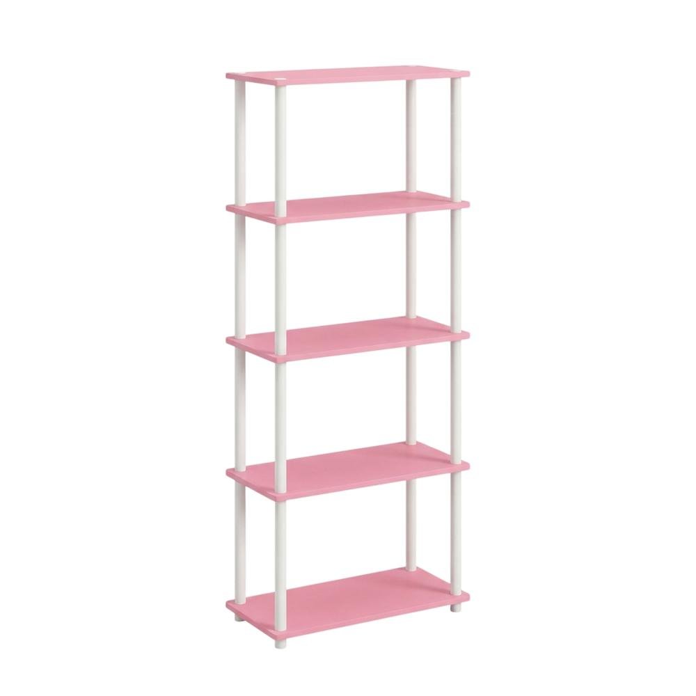Wooden bookcase with open shelving for versatile storage