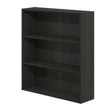 Wooden bookcase in finish with open shelving design for versatile storage