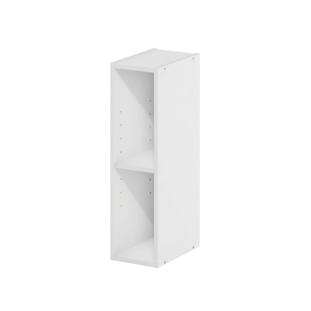 Wooden White Bookcase with Compact Design and Ample Storage Space