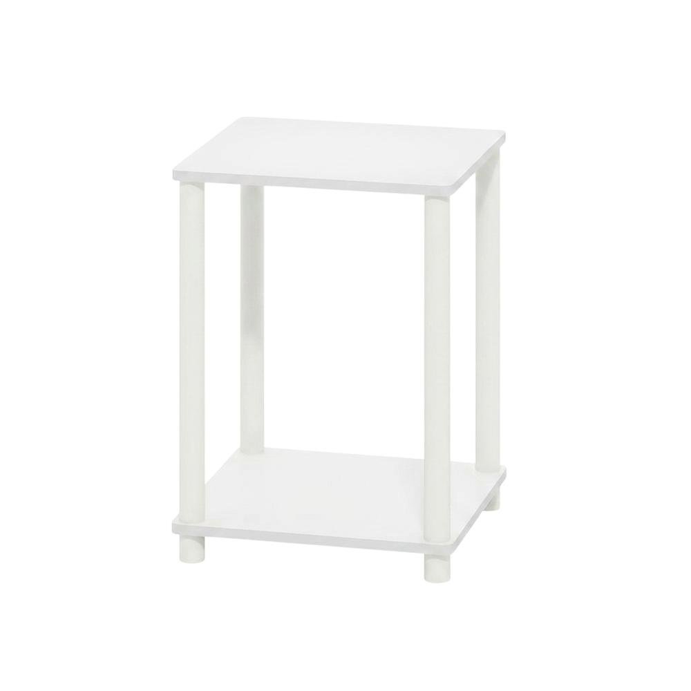 White End Table with Modern Design and Sturdy Construction